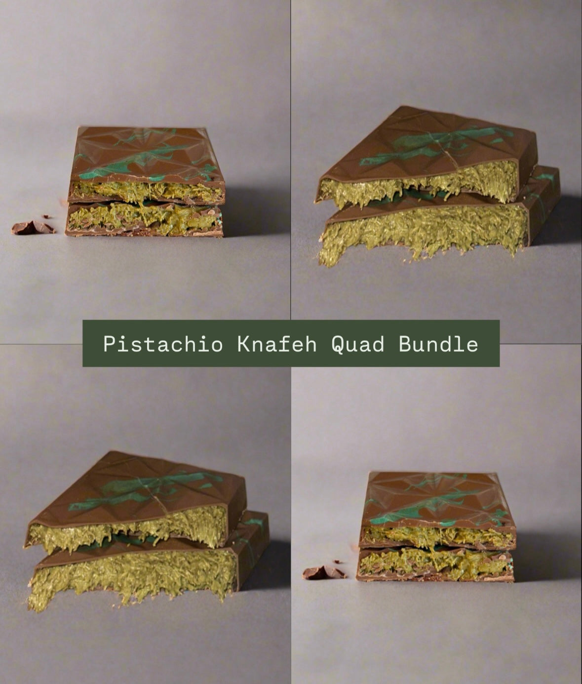 Pistachio Knafeh (Small) Quad Bundle